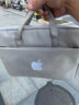 長(cháng)澤蘋(píng)果MacBook Air M2/M1電腦包13.6英寸筆記本Pro16/14手防水提包 中性灰-銀蘋(píng)果(反光) 升級氣墊71 13.3英寸 曬單實(shí)拍圖