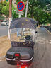 齊選電動(dòng)車全封閉雨棚蓬新款全包圍電瓶車雨傘摩托車擋風(fēng)擋雨加厚夏季 秒折疊加固款【黑麥穗】遮雨棚 曬單實(shí)拍圖
