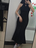 花語(yǔ)志新中式連衣裙純欲裙子女夏季2025新款旗袍中國(guó)風(fēng)掛脖長(zhǎng)裙性感氣質(zhì) 新中式盤(pán)扣掛脖魚(yú)尾長(zhǎng)裙【黑色】 均碼 【建議90-115斤】 曬單實(shí)拍圖