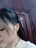 妖嬈貓純銀發(fā)簪古風簪子漢服步搖發(fā)釵生日七夕情人節(jié)禮物送女友女生實用 百合花蝴蝶足銀發(fā)簪【禮盒裝】 曬單實拍圖