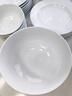 景德鎮(zhèn)（jdz）陶瓷玲瓏碗盤餐具整套家用簡約白瓷餐具新婚禮物碗筷玉牡丹16頭 曬單實拍圖