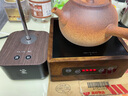 不拙煮茶爐電陶爐煮茶器煮花茶白茶  胡桃木觸摸迷你小方爐1000W 曬單實拍圖