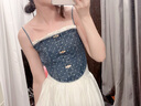 七月夕原創(chuàng)漢服 月鱗 改良主腰牛仔吊帶雪中春信改良燈籠褲女夏款 月鱗 吊帶 現(xiàn)貨 S 曬單實拍圖