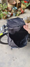西騎者（WestBiking）自行車包尾包馱包山地車后貨架包戶外騎行裝備防水大容量駝包 黑色款-28L 曬單實(shí)拍圖