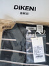 迪柯尼（DIKENI）高端商務(wù)男裝春夏新品高品質(zhì)6A桑蠶絲短袖polo衫 深灰條 XL （52） 曬單實(shí)拍圖