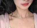 戚小米項鏈男潮嘻哈麻花鏈美式男生配飾高級感百搭鈦鋼鏈子簡約鎖骨鏈女 盒子鏈 曬單實拍圖