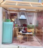 森敘兒童禮物DIY小屋大城小鎮(zhèn)模型積木拼圖玩具[屋頂+防塵板+氛圍燈] 廚房場景【屋頂+防塵板+氛圍燈】 曬單實(shí)拍圖