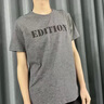 XJSGS官方國際正品牌高端男士短袖t恤夏季印花圓領(lǐng)半袖體恤輕奢侈男裝 高檔黑灰色【現貨速達】 L 建議【體重110-125斤】 曬單實(shí)拍圖