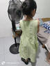 莫代爾女童純棉連衣裙2024新款無袖兒童夏季新款花朵公主裙女孩背心裙 綠色 130 建議身高120-130cm7-8歲 曬單實拍圖