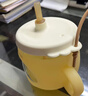 蘇泊爾兒童牛奶杯1-3歲吸管杯喝水喝奶瓶帶刻度玻璃直飲杯KGF80DL10 曬單實(shí)拍圖