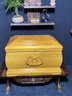金絲楠木骨灰盒全實木壽盒陰沉木精品水波紋滿金絲男女款小葉楨楠壽棺 金絲楠木老料滿花紋5號 曬單實拍圖