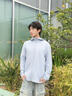 名創(chuàng)優(yōu)品（MINISO）防曬衣男款夏季冰絲涼感戶外釣魚服upf200+高倍防曬服 冰霧藍(lán) XL 曬單實(shí)拍圖