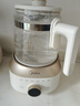 美的（Midea）全玻璃養(yǎng)生壺全自動燒水壺母嬰恒溫電熱水壺花茶壺全包裹護底防碎1.5L MK-YS15B201 曬單實拍圖