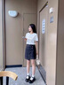 暄琰 厚底瑪麗珍鞋2025夏黑色百搭復古女鞋日系jk圓頭粗跟小皮鞋 復古小皮鞋亮光黑色 36 曬單實拍圖