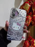 千語殼 適用蘋果11手機(jī)殼iphone11promax新款女凱蒂貓2025年自帶閃鉆鏡頭膜全包防摔散熱保護(hù)套高級(jí)感 銀色J-金屬凱蒂貓Q+自帶鏡頭膜 蘋果11 曬單實(shí)拍圖