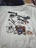 壹號鳳短袖T恤男夏季新款日系卡通蠟筆小新印花潮牌青少年寬松大碼半袖 T-(1件裝)小新 啊 白色 2XL 125-140斤 曬單實(shí)拍圖
