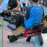 赟婭M249大菠蘿電動連發(fā)加特林玩具槍MG3軟彈槍兒童男孩輕重機(jī)關(guān)槍 M249【高配紅】30彈殼+90軟彈 61六一兒童節(jié)禮物男孩 曬單實(shí)拍圖