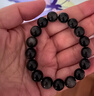周大生玉石手串男士虎眼石手鏈虎眸情侶款送男友女友七夕禮物 曬單實(shí)拍圖