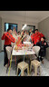 巖板餐桌現(xiàn)代簡約客廳家用小戶型不銹鋼長方形意式輕奢飯桌椅組合 巖板餐桌+6伊姆斯椅【全托板】 更多顏色請咨詢客服 150x80x75cm 曬單實拍圖
