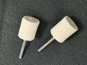 VRK羊毛磨頭拋光3mm*16mm圓柱形柄鏡面拋光玉石打磨頭羊毛球電磨機(jī)配件10支/包 曬單實(shí)拍圖