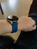 華為（HUAWEI）手表表帶原裝GT5 4 3 Pro GT2pro丨watch4pro watch3pro buds氟橡膠硅膠男士款腕帶 陶瓷釘扣氟橡膠【深海藍(lán)】22mm盒裝 曬單實(shí)拍圖