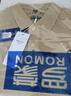羅蒙短袖t恤男純棉刺繡polo領(lǐng)夏季新款男士中年寬松透氣休閑男裝上衣 3007粉色(商務(wù)休閑) 3XL 56/190/適合180-195斤 曬單實(shí)拍圖