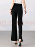 尚都比拉都市上班休閑褲女夏季顯高顯瘦長褲氣質(zhì)高級感褲子黑色九分褲  M 曬單實拍圖