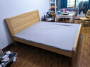 祥居櫸木床實(shí)木床雙人床現代簡(jiǎn)約北歐小戶(hù)型1.2米儲物原木風(fēng)主臥大床 單床(包送貨和安裝) 1.5*2米框架結構(默認床板) 曬單實(shí)拍圖