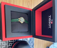 天梭（TISSOT）【品牌授權(quán)】小可愛樂愛女表石英皮帶時尚百搭瑞士腕表 綠盤綠皮帶T140.009.36.091.00 曬單實拍圖