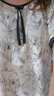 貓人【100%純棉】女士睡衣女帶胸墊睡裙外穿夏季薄款中式透氣家居服 曬單實(shí)拍圖