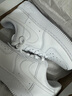 耐克（NIKE）女鞋 AIR FORCE 1 AF1空軍一號(hào)女子小白鞋板鞋運(yùn)動(dòng)鞋休閑鞋 DD8959-100 白色 38.5 曬單實(shí)拍圖
