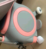 小傘 電動(dòng)車(chē)兒童座椅前置 嬰幼兒電瓶車(chē)兒童安全座椅小孩寶寶前置坐椅 粉色+護(hù)欄款（帶紅色坐墊） 【適合座椅前距離29厘米使用】 曬單實(shí)拍圖