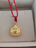 周生生黃金吊墜 足金大肚彌勒佛金佛掛墜不含項(xiàng)鏈73536P計(jì)價(jià)5.35克 曬單實(shí)拍圖