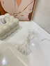 威爾基吊牌掛繩吊牌繩子繩服裝標(biāo)簽繩子衣服黑色掛繩白色繩子母扣按式 【白色滌綸】子彈頭吊牌繩350條 曬單實(shí)拍圖