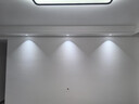 歐普（OPPLE） 歐普照明深杯防眩光小山丘射燈洗墻燈家用客廳餐廳背景墻聚光燈 白杯（白光6000K）開孔75-80mm 10w 曬單實拍圖
