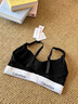 Calvin Klein內(nèi)衣【七夕禮物摩登引力帶】女ck無(wú)鋼圈輕運(yùn)動(dòng)背心式文胸QF7586AD UB1-太空黑 S 曬單實(shí)拍圖