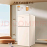 美的（Midea）復(fù)古小冰箱迷你小型雙門家用 冷藏冷凍兩用節(jié)能輕音電冰箱 歐式現(xiàn)代家裝網(wǎng)紅顏值款BCD-113MR 曬單實拍圖