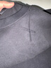 杰克·瓊斯（JACK&JONES）男裝舒適磨毛刺繡logo百搭潮流時(shí)尚個(gè)性簡約短袖T恤男裝225201200 E40黑色 S （170） 曬單實(shí)拍圖