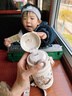 WCZ日本寶寶保溫杯直飲吸管杯幼兒園喝水杯一歲以上兒童杯子 小棕熊【帶直通吸嘴+背帶】 450ml 曬單實拍圖