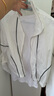 太平鳥(niǎo)女裝外套柔光系列防曬服衣服女休閑立領(lǐng)便服 白色短外套 L 曬單實(shí)拍圖