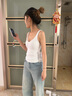 lululemon丨Align? 女士運動(dòng)背心 *及腰款 LW1DTXS瑜伽背心 白色 XXS /2 曬單實(shí)拍圖