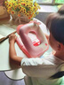 悠玫嘉小學生午睡枕趴睡枕教室趴桌子專用午休神器兒童睡覺抱枕夏季冰絲 粉色兔兔【四檔高度調節(jié) 可拆洗】 曬單實拍圖