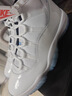 耐克（NIKE）男鞋 AIR JORDAN 11 RETRO AJ11男子實戰(zhàn)訓(xùn)練運動籃球鞋 CT8012-104 43 曬單實拍圖
