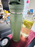 虎牌（TIGER）保溫杯簡約便攜大容量彈蓋車載水杯MKR-W060-GRT橄欖綠600ML 曬單實(shí)拍圖