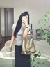 棉致鹽系正肩短袖t恤女夏季新款修身顯瘦時(shí)尚套裝女學(xué)生穿搭一套衣服 淺灰色上衣+深灰色裙子【兩件套 L 110-125斤 曬單實(shí)拍圖
