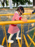 巴拉巴拉女童拜年服兒童紅色童裝千鳥格春季兩件套208124104005 曬單實拍圖