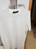 By Creations【莫代爾棉】柏品純色圓領(lǐng)正肩白T恤衫男士夏季透氣商務(wù)休閑短袖t 白色 正肩款 M 曬單實(shí)拍圖