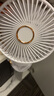 卡培登6寸USB小風(fēng)扇/電風(fēng)扇桌面/小電扇/小臺扇便攜迷你手持夾子睡眠小風(fēng)扇辦公室宿舍桌面戶(hù)外可用 白色 曬單實(shí)拍圖