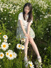 CEENIUjk制服套裝女2025夏新款百褶裙日系甜美學(xué)院風(fēng)高腰半身裙小個(gè)子 檸檬海鹽 （裙子+短袖襯衫+領(lǐng)結(jié)） S （80-95斤） 曬單實(shí)拍圖
