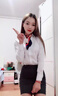 純棉襯衫女長袖輕奢高級感抗皺免燙高檔職業(yè)面試正裝商務(wù)白襯衣 白色V領(lǐng) （長袖） 37 （100-110斤） 曬單實(shí)拍圖